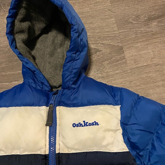 OSH KOSH Baby boys blue winter puffer jacket - Picture 4 of 7